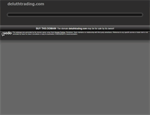 Tablet Screenshot of deluthtrading.com